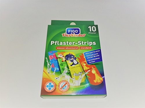 Figo Pflaster 10 Stück Motiv-Pflaster Kinderpflaster Tierkinder