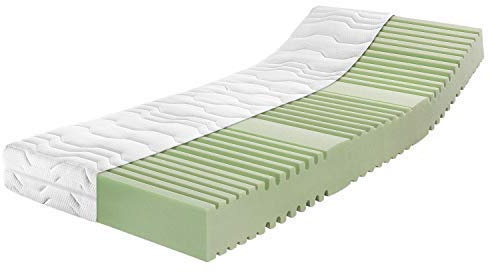 RAVENSBERGER Kaltschaummatratze Ortho-PUR | 120 x 200 cm | Höhe 18 cm | Härtegrad H2 | 7-Zonen | waschbarer Baumwoll-Doppeltuch-Bezug | Oeko-TEX® Standard 100 Zertifiziert | Made in Germany