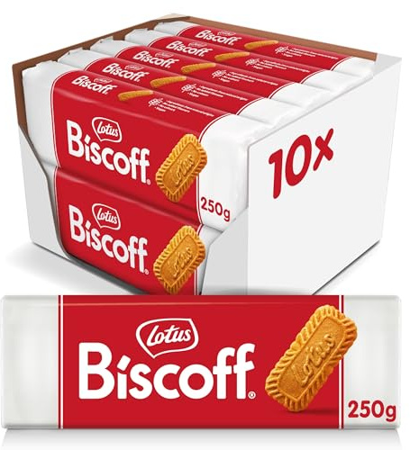 Biscoff - Caramelised Biscuit - Ingredients from natural origin - Vegan - No colours or added flavours - 10x 250g - 2,5kg