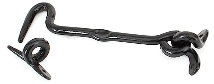 From The Anvil Black 6 Inch Forged Cabin Hook