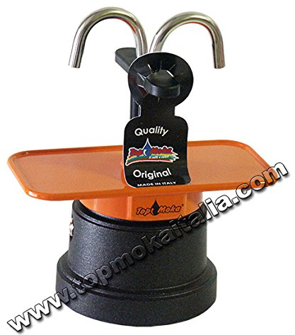CAFFETTIERA MINI MOKA 2 TAZZA TEFLON COLORE ARANCIO