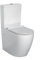 Comfort Height Toilets Closed Coupled Toilet Bathroom WC High Eldery Disabled WC Raised Height Pan Dual Flush Cistern Soft Close Seat Modern Round Elongated Back to Wall Toilet