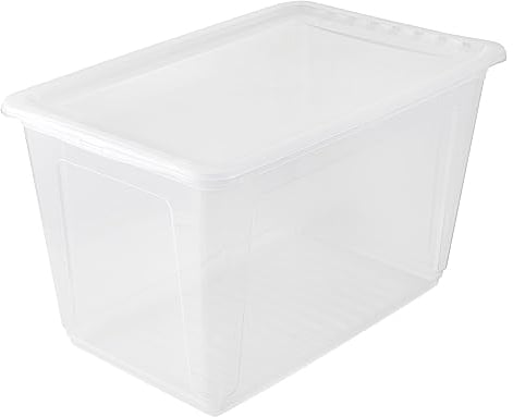 keeeper Aufbewahrungsbox mit Air Control System, 59 x 39 x 35 cm, 52 l, Bea, Transparent