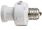 Maclean MCE21W E27 Lampenfassung Adapter mit Dämmerungssensor | Max. 100W Leistung | Weiß | Automatische Dämmerungserkennung für komfortable Nutzung | Spart Energie | Ideal für Flure und Treppenhäuser