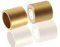 Magnetverschluss für Halsketten und Schmuck 3 Stück Powerclip für Ketten Armbänder Schmuck Schnüre einkleben 21x8,5mm 6mm innen gold matt