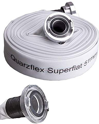 Quarzflex® Industrie Bauschlauch C 52 mm 20 m Rolle incl. Gummischutz 3-lagig