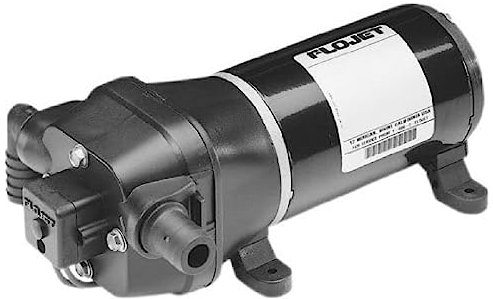 Flojet 1202.1050 04406-143A Quad II Pompe à eau « Quiet Quad » – 12 V CC, 3,2 GPM, noir