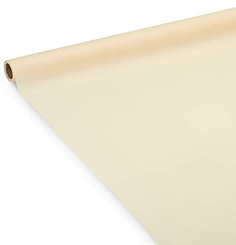 SURLYS Nappe Airlaid en Papier Champagne FSC® - 1,20 x 25m, Ivoire