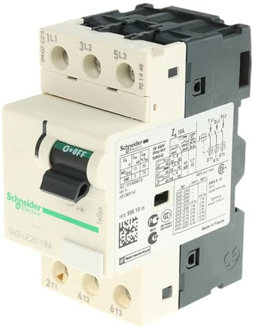 Schneider Electric TeSys GV2L Motorschutzschalter, 18 A 89mm x 44.5mm