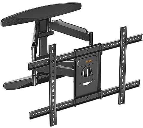 VonHaus TV Wall Bracket for 37-82 Screens, Articulating Full Movement TV Bracket, Wall Mount with Tilt & Swivel, 35kg Capacity, Max VESA: 600x400mm