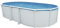 Steinbach Stahlwandpool Set Highline – 012622 – 640 x 366 x 132 cm – Ovaler Pool in Weiß für bis zu 22.300 l Wasserinhalt – Mit winterfester Blauer Innenfolie und zahlreichem Zubehör