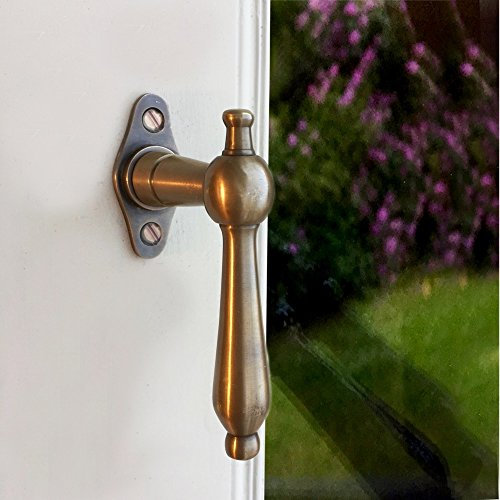 Antikas - Antike Beschläge für Fenster Griff - Fensteroliven Messing Fenstergriffe Vintage