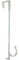 Adams Christmas 9202-99-1740 Over Door Wreath Holder, Clear, Plastic
