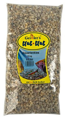 Geißler Aquarienkies 4-8mm grob 25 kg, Bodengrund