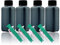 Cenado 400ml Nachfülltinte Druckertinte Refillset für Canon-Druckerpatrone PG-545 PG-545XL, (schwarz/Black) inkl. Zubehör