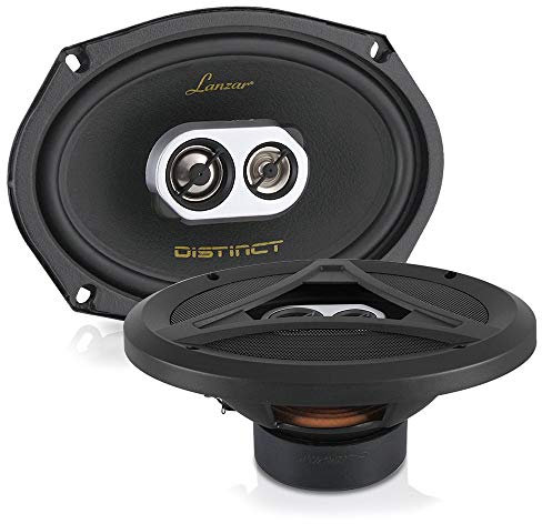 Lanzar DCT6.93 Distinct Series 6 x 9-Inch 360 W 3 Way Coaxial Car Door Shelf Speaker