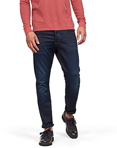 G-STAR Homme Jean 3301 Regular Tapered, Bleu (DK Aged 51003-6590-89), 29W / 32L