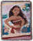 Disney's Moana Island Girl gewebte Wandteppichdecke, 121,9 x 152,4 cm, Mehrfarbig