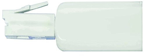 Softalk Phone Cord Detangler for Landline Desk Phones, Anti-Twist 360 Degree Rotating Phone Attachment for Handsets, White