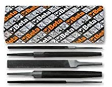 Beta 1718D6/S5 - Serie di 5 lime a taglio bastardo (art. 1718d6)