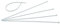 Kopp 356805092 Kabelbinder, 50 Stück, 370 x 4.8 mm, transparent