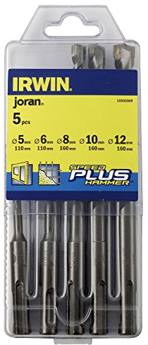 IRWIN 10502089 Speed Hammer Plus Drill Bit Set (Pack of 5)