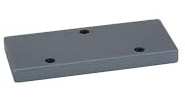 RIEGLER 106631-520.18-A Abdeckplatte für Grundplatte G 1/4 für Anschlussfläche G 1/8, 1Stk