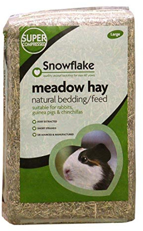 Snowflake Meadow Hay Feed and Bedding, Large