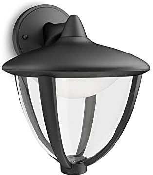 Philips myGarden LED Wandleuchte Robin 1-flammig, schwarz 154713016
