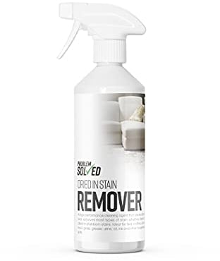 Problem Solved Dried In Stain Remover - Removes Food, Drink, Urine, Faeces, Vomit, Blood - Powerful Cleaning Action, 500ml, Clear
