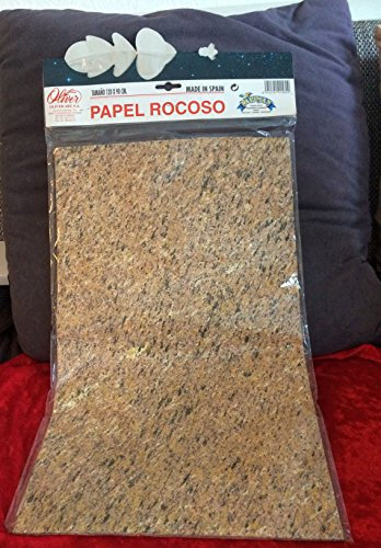 1 feuilles de papier rochers de Crèche de env. 120 x 0,90 cm *