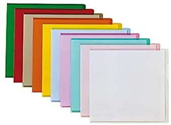 Bene Klarsichthüllen A4, gelb/205000 PVC 150 Inh.100