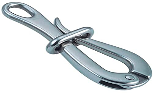 Yacht Steel Pelikan Haken, Edelstahl, 100 mm, 18 mm