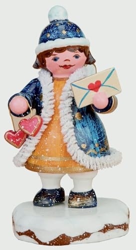 Hubrig Volkskunst Winterkinder HimmelskindMein Herzenswunsch - 6cm