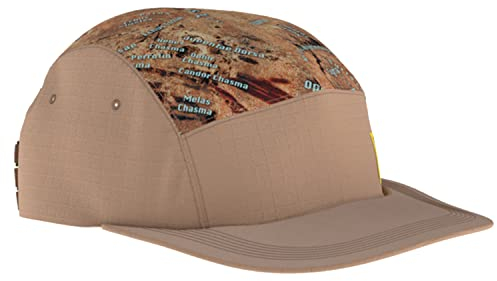 Buff 5 Panel Explore Cap 1313553151000, Unisex Cap with a Visor, beige, One Size EU
