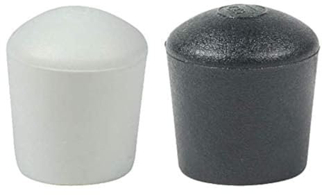 Lifeswonderful - 4 Stück Gewölbte Schutzkappen für Möbel - weiß oder schwarz, verschiedene Größen (Weiß - 12mm)