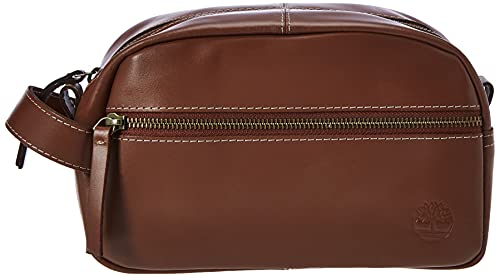Timberland Herren Kulturtasche aus Leder - Braun - Einheitsgröße