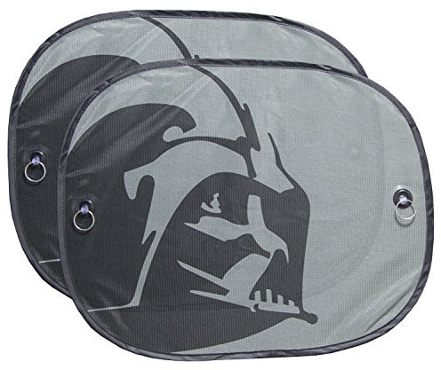 Plasticolor 003746R01 Parasol de Ventana, diseño de Star Wars Darth Vader, 2 Unidades, Ventana Lateral