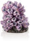 biOrb 48359 Rankentraube Ornament – naturnahe Aquariumdeko in Form von lila Polypen auf grauem Felsen | zur Gestaltung von Süßwasseraquarien und Meerwasseraquarien