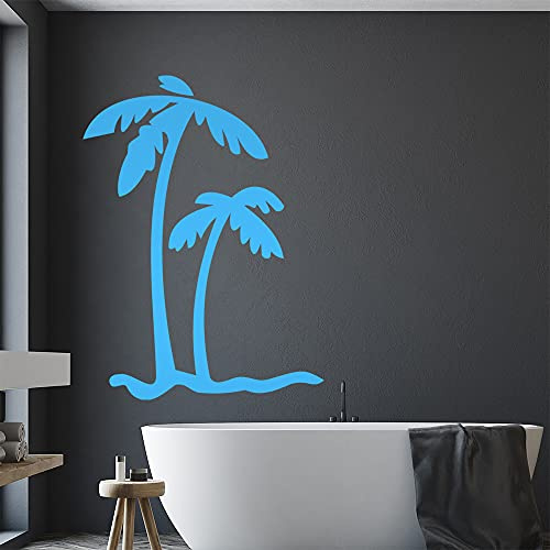 Palmen Wandtattoo in 6 Größen - Wandaufkleber Wall Sticker - Dekoration, Küche, Wohnzimmer, Schlafzimmer, Badezimmer