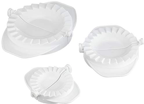 Städter 727014 Maultaschen / Teigtaschen Formen-Set Maultaschenformer, Kunststoff, weiß, 10 x 10 x 6 cm,