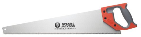 Spear & Jackson B9522 Sierra de Mano de Mango Suave Puntas Fijas de 22 x 8 Puntos por Pulgada