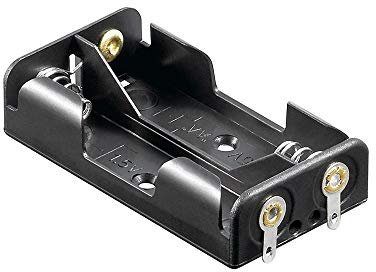 Support de Pile 2X LR6 (AA) Goobay 46552 raccordement à souder (L x l x H) 58 x 32 x 14.5 mm