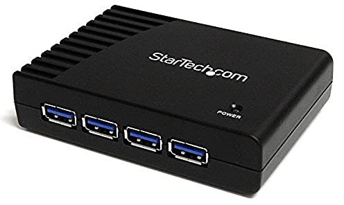 Startech.Com Hub a 4 Porte USB 3.0 Superspeed, Colore Nero