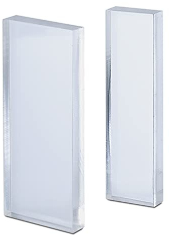 efco Acrylblock, 10x4 x 1 / 10x2.5 x 1 cm, 2 Stück transparent