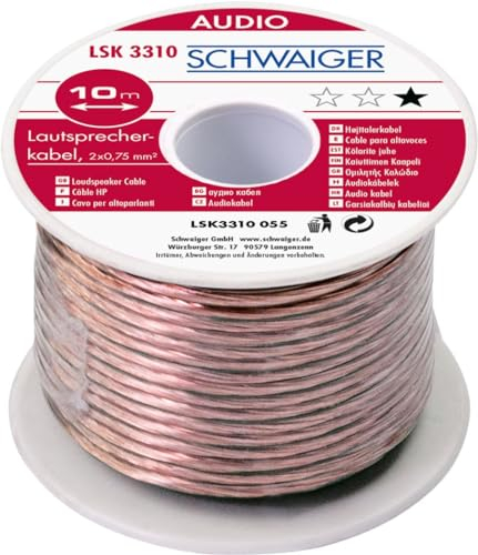 Schwaiger LSK3310055 Lautsprecherkabel