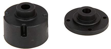 ECX ECX232021 Differentialgehäuse komplett Complete Differential housing 1/10 4WD, Grey/Silver