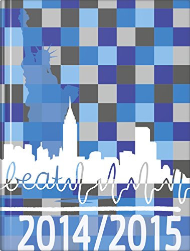 Baier & Schneider Taschenkalender Schülerkalender 2014/15 New York, 1 Seite = 1 Tag, 120 x 160 mm,