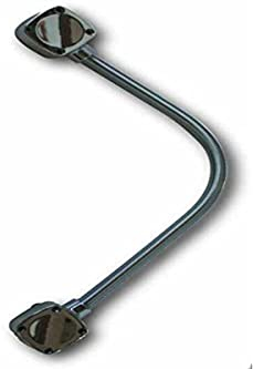 Guaina in acciaio inox per passaggio cavo, lunghezza 450 mm