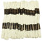 Knitwit - Set di 25 matassa di filo di cotone bianco per ricamo a croce, punto cucito, punto filo da cucito